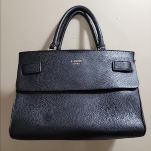 Guess black leather bag